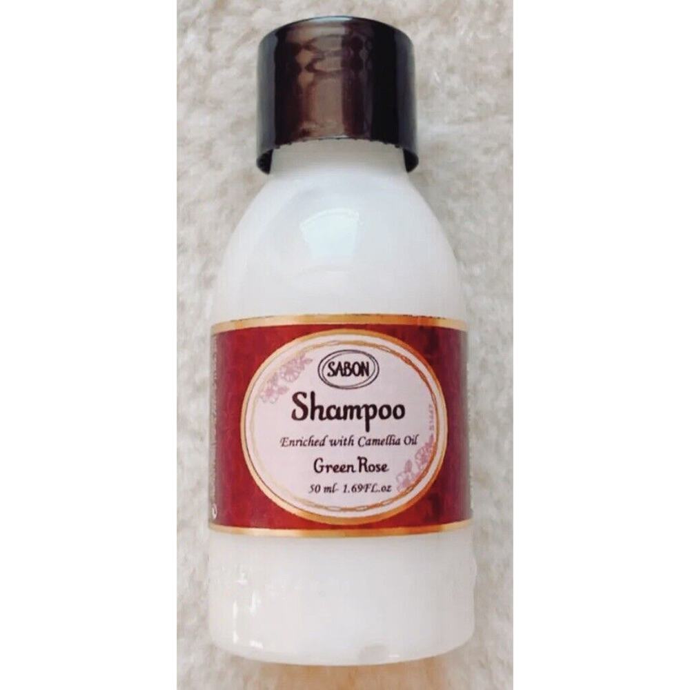 NEW SABON Shampoo Green Rose 50ml 1.69 fl oz Travel mini size